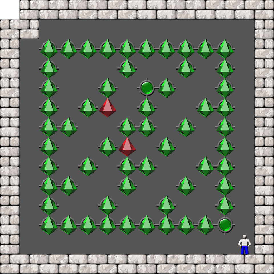 Sokoban Mass Remodel level 1548